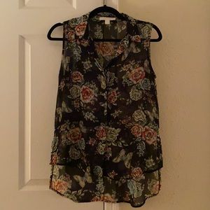 Francesca’s Floral Tank